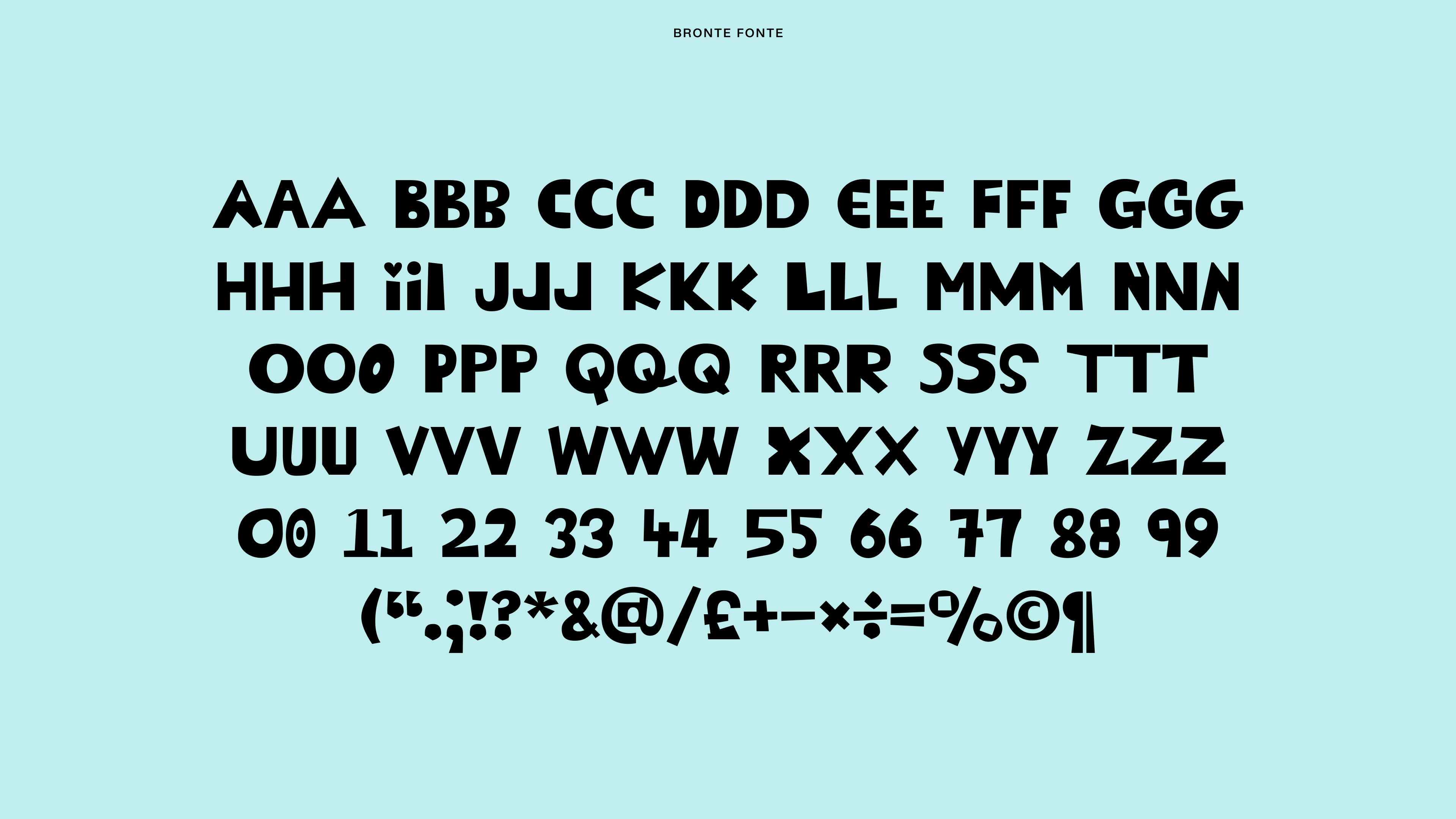 the-bronte-character-set